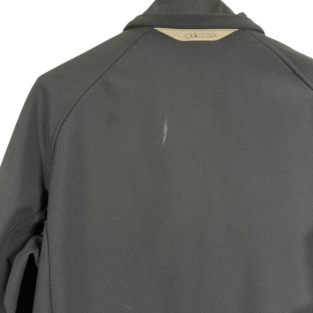 Alpinestars Men's XL Biker Jacket Neoprene Stretchy Fleece Lined Vented Zip Up - Picture 13 of 16